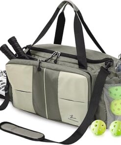 Waterproof Pickleball Bag with Insulated Pockets